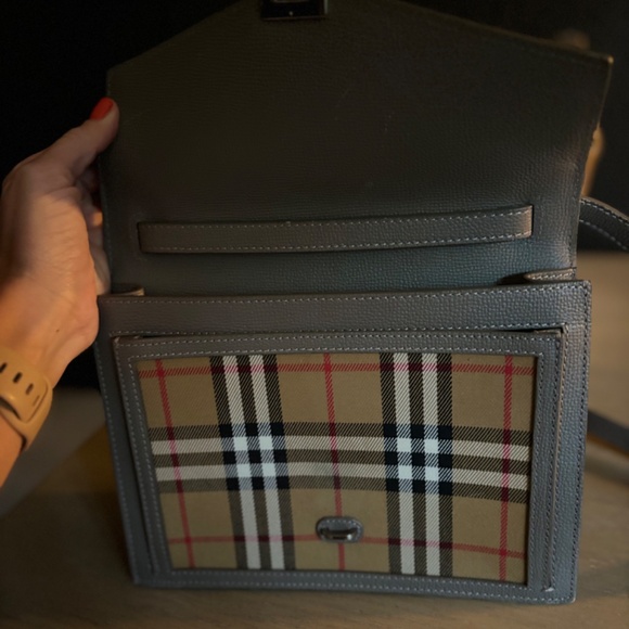 Burberry crossbody canvas and leather bag - Picture 6 of 8